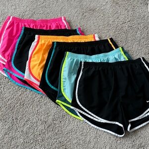 Pack of 6 Nike Women's Dri-FIT Tempo Mid-Rise Brief-Lined Running Shorts